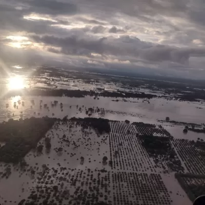 Así amanece el norte del estado.